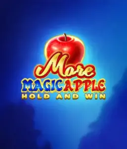 Enter the magical realm of More Magic Apple Hold and Win Slot by 3 Oaks Gaming, showcasing a glistening red apple on a rich blue background. This graphic conveys the magical theme of the game. Perfect for those enchanted by fairy-tale slots, the vibrant colors and appealing artwork ensure it captures attention. 