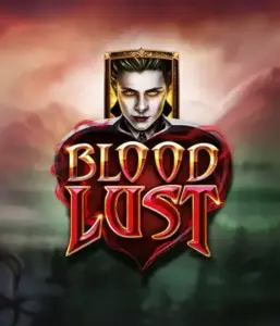 A dark and seductive view of the Blood Lust slot by ELK Studios, featuring gothic vampire symbols and a haunting castle backdrop. This image captures the slot's gothic aesthetic, complemented with its innovative game mechanics, making it an enticing choice for those drawn to the allure of the undead.